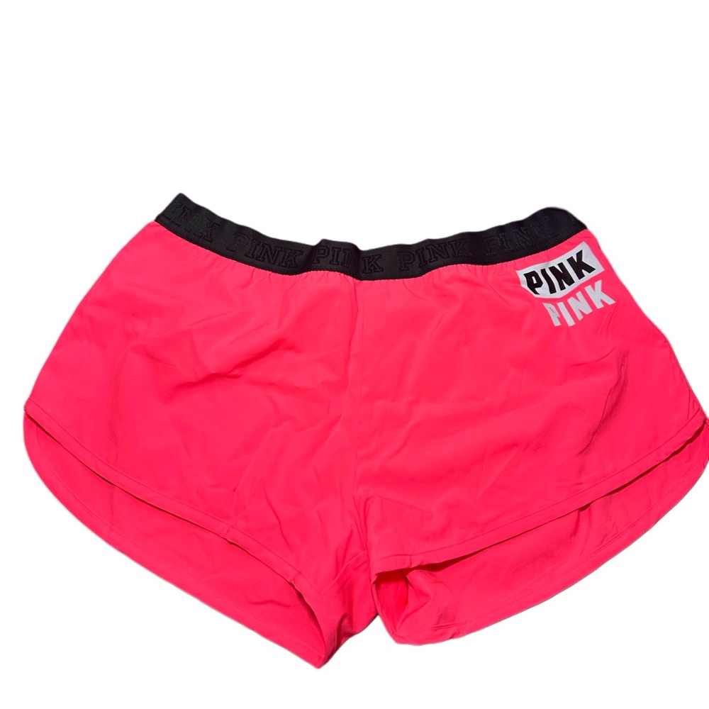 PINK Victoria's Secret Women's Bright Pink Athletic Shorts